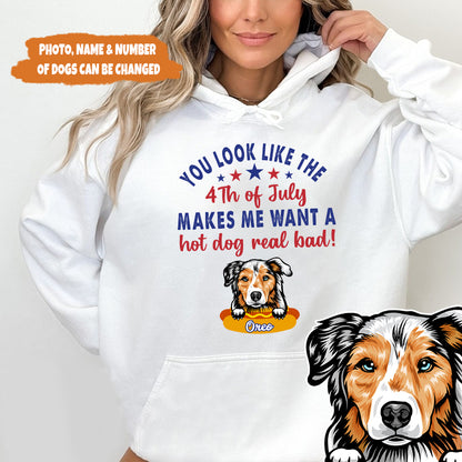 Petthouse | Custom Dog You Look Like The 4th Of July Shirt, Dog 4th Of July, Dog Patriot Shirt