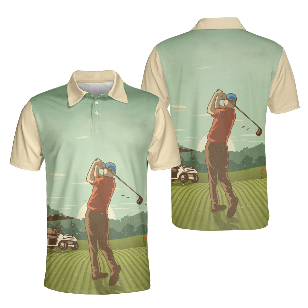 Petthouse | Customized Retro Golfer Polo Shirt Life Is Better With Golfing Sports Men Polo Daddy's Gift