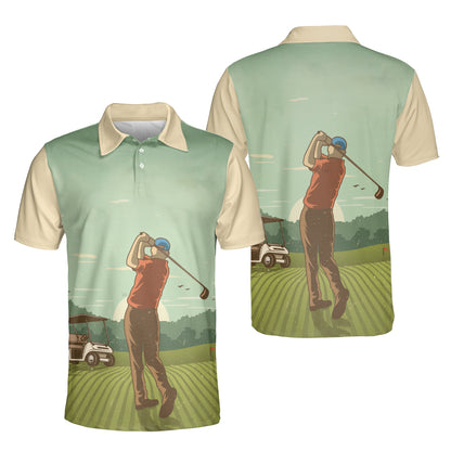 Petthouse | Customized Retro Golfer Polo Shirt Life Is Better With Golfing Sports Men Polo Daddy's Gift