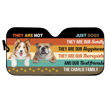 Petthouse | Windshield Sun Shade Dogs Not Just Dogs Car Sun Shade Windshield Customized Sunshade