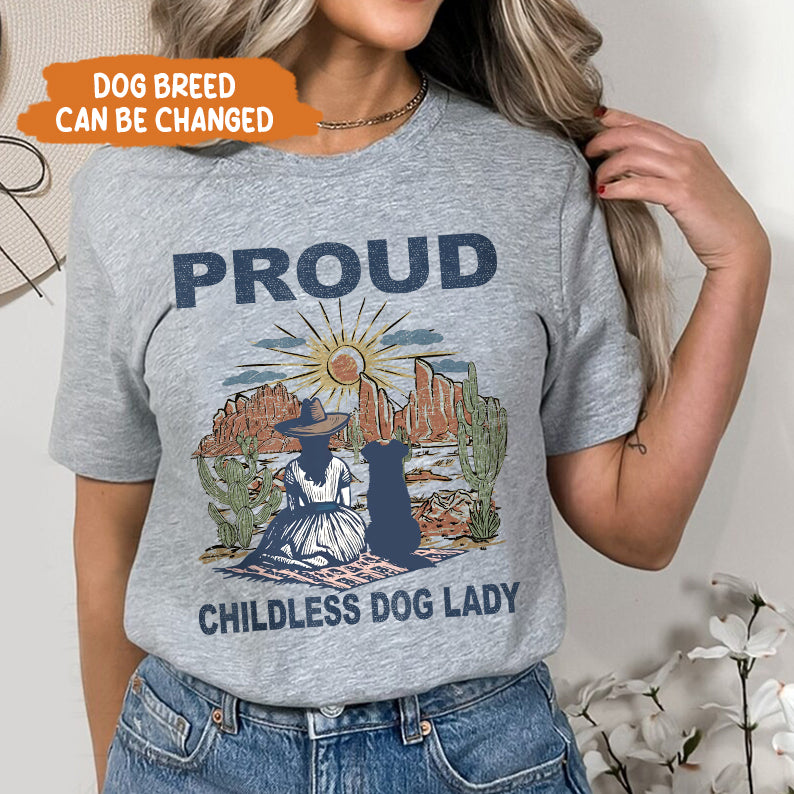 Petthouse | Childless Dog Lady Shirt, Proud Childless Dog Lady Shirt, Dog Lady Shirt, Dog Mom Tee