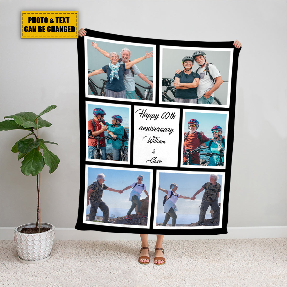 Petthouse | Custom Photo Blanket For Couples Fleece Blanket, Couple Love Blanket Valentine Gift For My Love