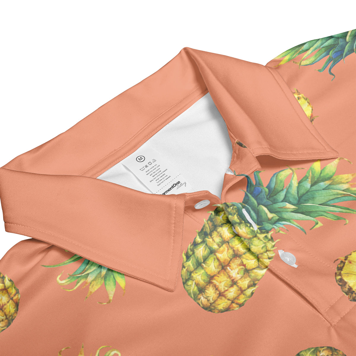 Petthouse | Customized Name Pineapple Summer Vibes Polo Pineaple Fresh Fruit Golf Polo Shirt Summer Outfit Design