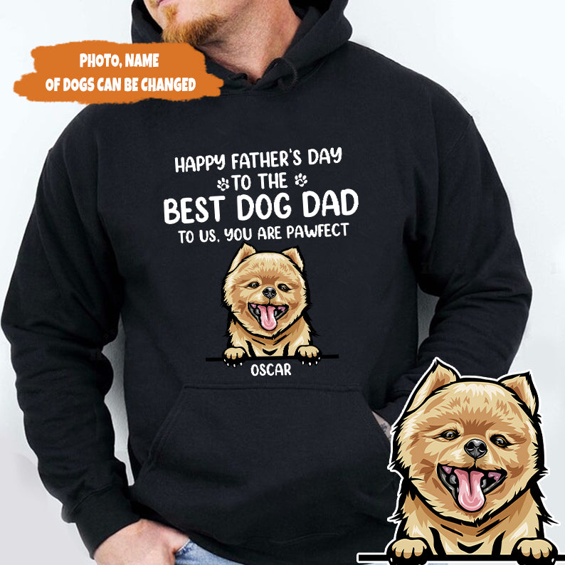 Petthouse | Custom Best Dog Dad Shirt, Happy Father's Day Gift, Gift For Dad, Dog Lovers Gift