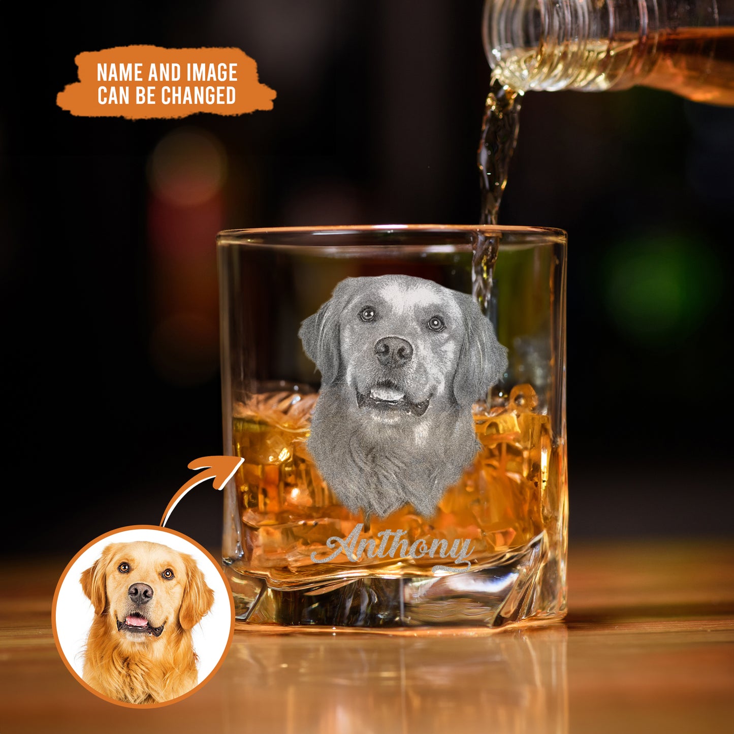 Petthouse | Personalized To Dad From The Reasons You Drink Dog Dad Whiskey Glass, Present For Dad