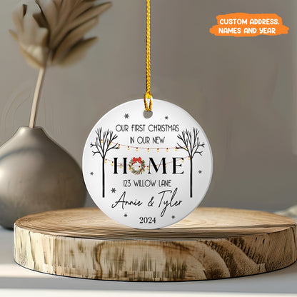 Petthouse | Personalized First Home Ornament 2025, New Home Ornament, Housewarming Gift, Christmas Gift