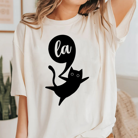 Petthouse | Childless Cat Ladies Shirt, Cat La 2024 Shirt, Comma La Cat Shirt, Childless Cat Lady