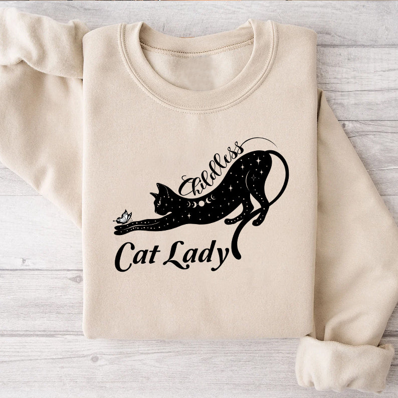 Petthouse | Childless Cat Lady Shirt For Woman, Cat Lady 2024 Shirt, Childless Cat Ladies, Black Cat