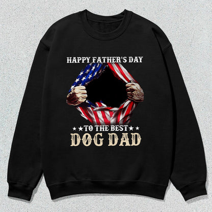 Petthouse | Personalized Happy Father's Day To The Best Dog Dad Independence Day Shirt, Gift Dad