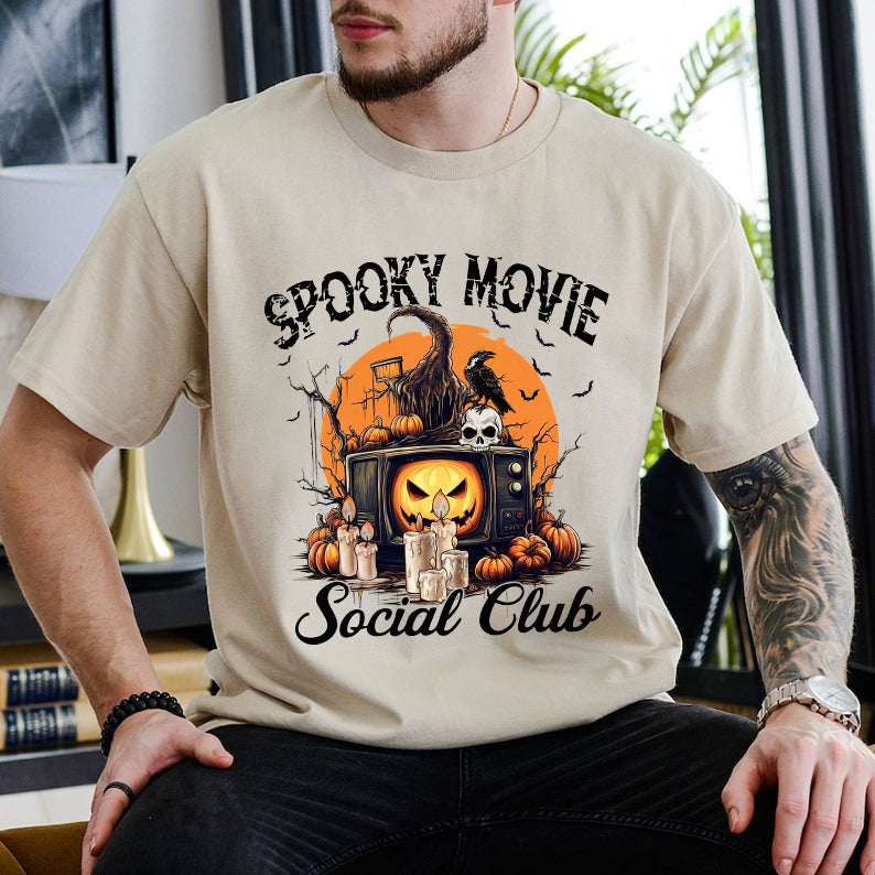 Petthouse | Spooky Movie Social Club Shirt, Funny Halloween Social Club, Spooky Season Horror Movie