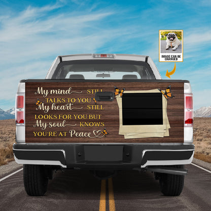 Petthouse | Loss Dog Memorial Tailgate Decals For Trucks Pug You Are At Peace Tailgate Wrap