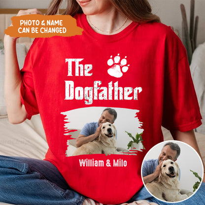 Petthouse | Personalized The Dog Father Shirt, Dog Lovers, Father's Day Gift Unisex Shirt