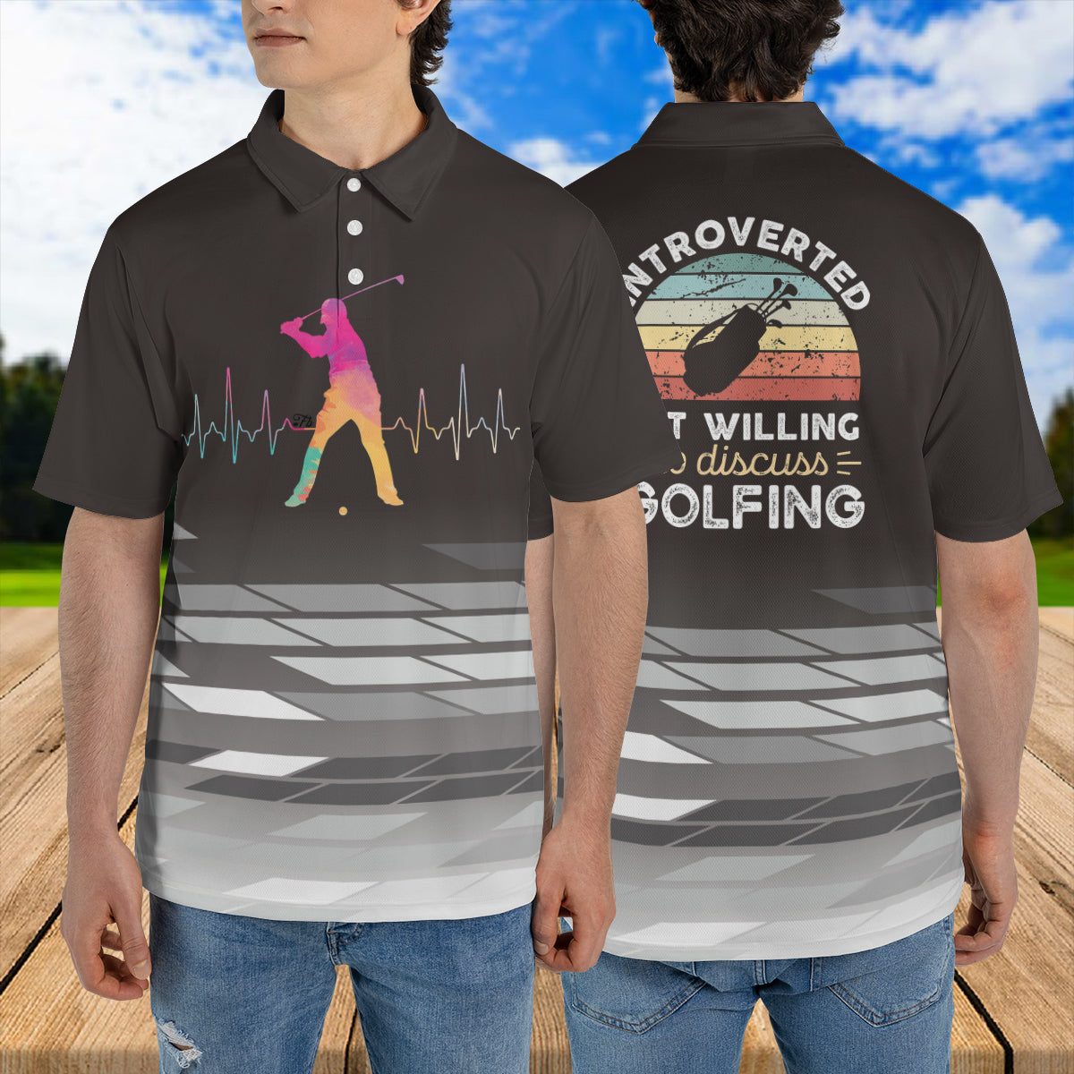 Petthouse | Golfer Polo Shirt, Golf Sport Golf Lover Gift Unisex Polo Shirt