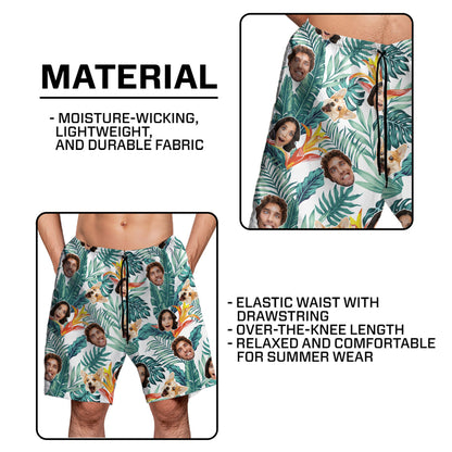 Petthouse | Custom Face Hawaiian Shirt, Personalized Hawaii Shirt, Tropical Beach Shirt, Hawaiian Button Down Shirt For Men, Family Hawaiian Shirt