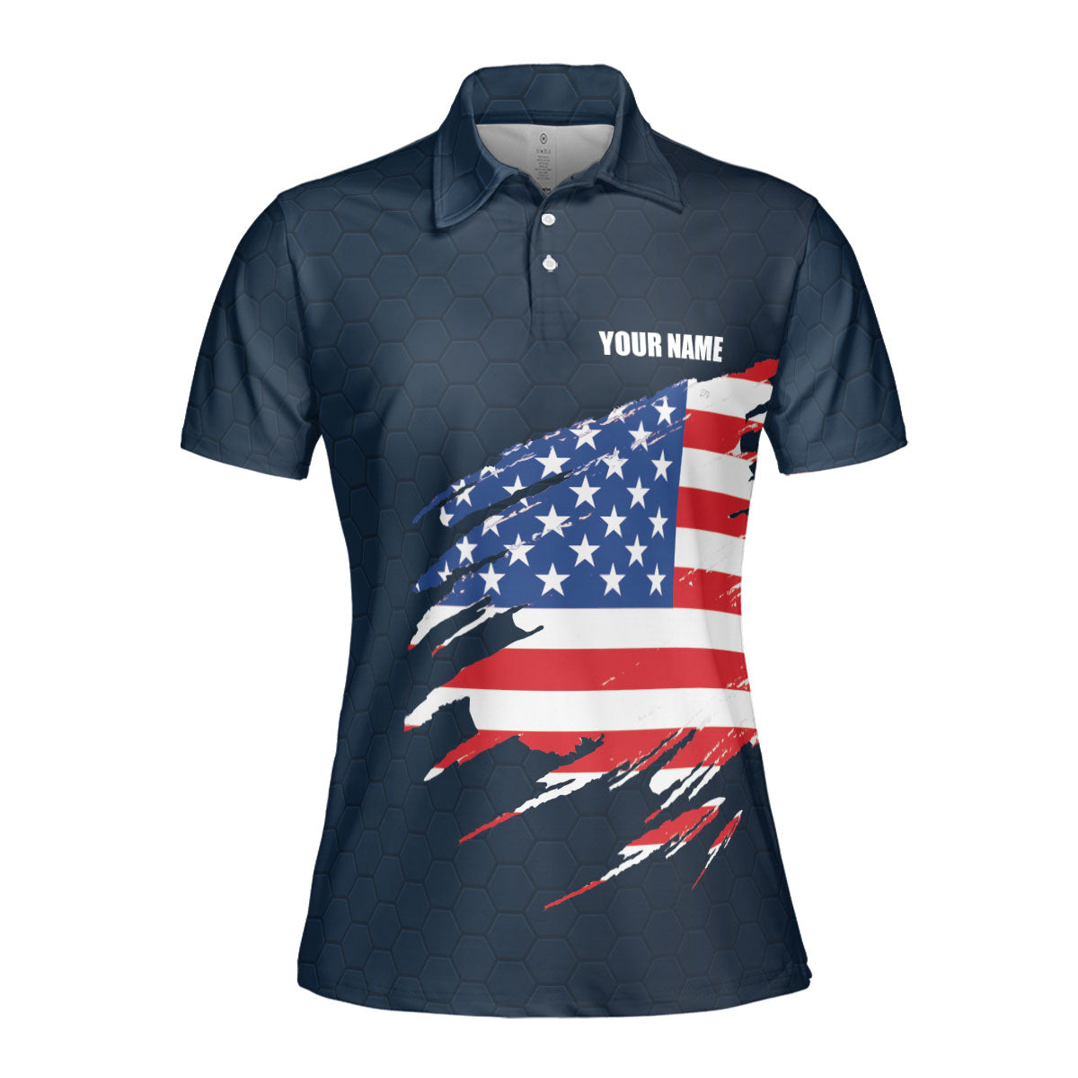 Petthouse | Customized Name Golfer Usa Flag Polo Shirt For Women Golfer Short Sleeve Shirt Sport Outfit Team Mommy