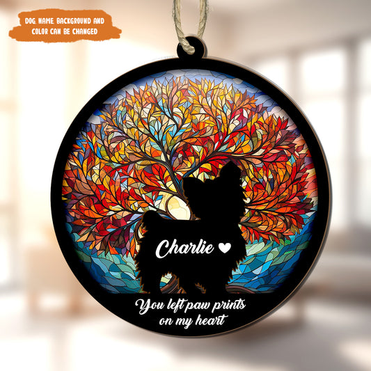 Petthouse | Personalized Loss Of Pet Sympathy Gift, Pet Memorial Suncatcher, Pet Memorial Gift, Pet Loss Gift