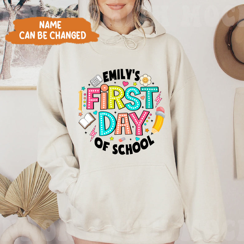 Petthouse | Custom Happy First Day Of School Shirt, Teacher Gift, Back To School Shirt