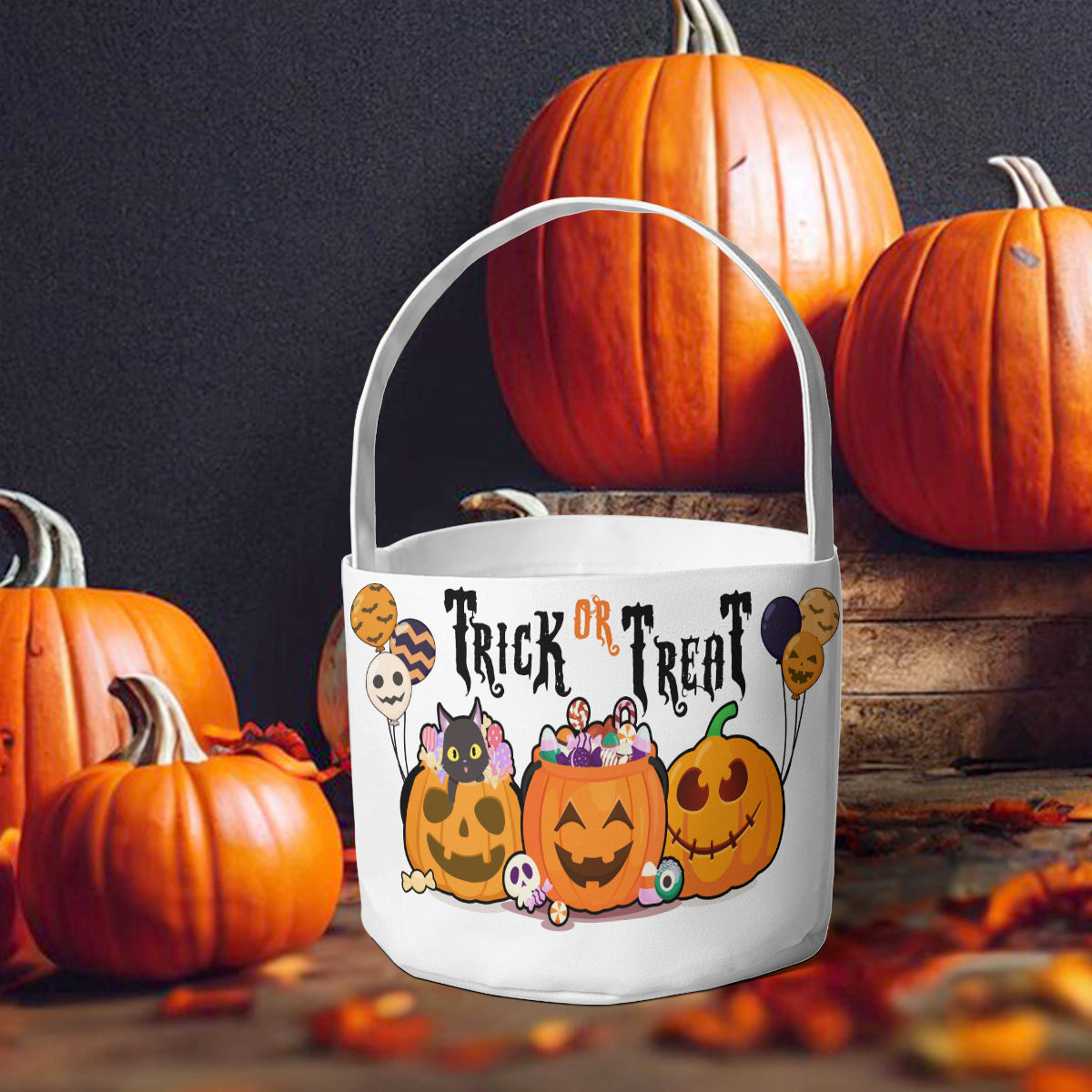 Petthouse | Custom Halloween Candy Bag, Trick Or Treat Bucket, Halloween Bags For Kids, Candy Bags