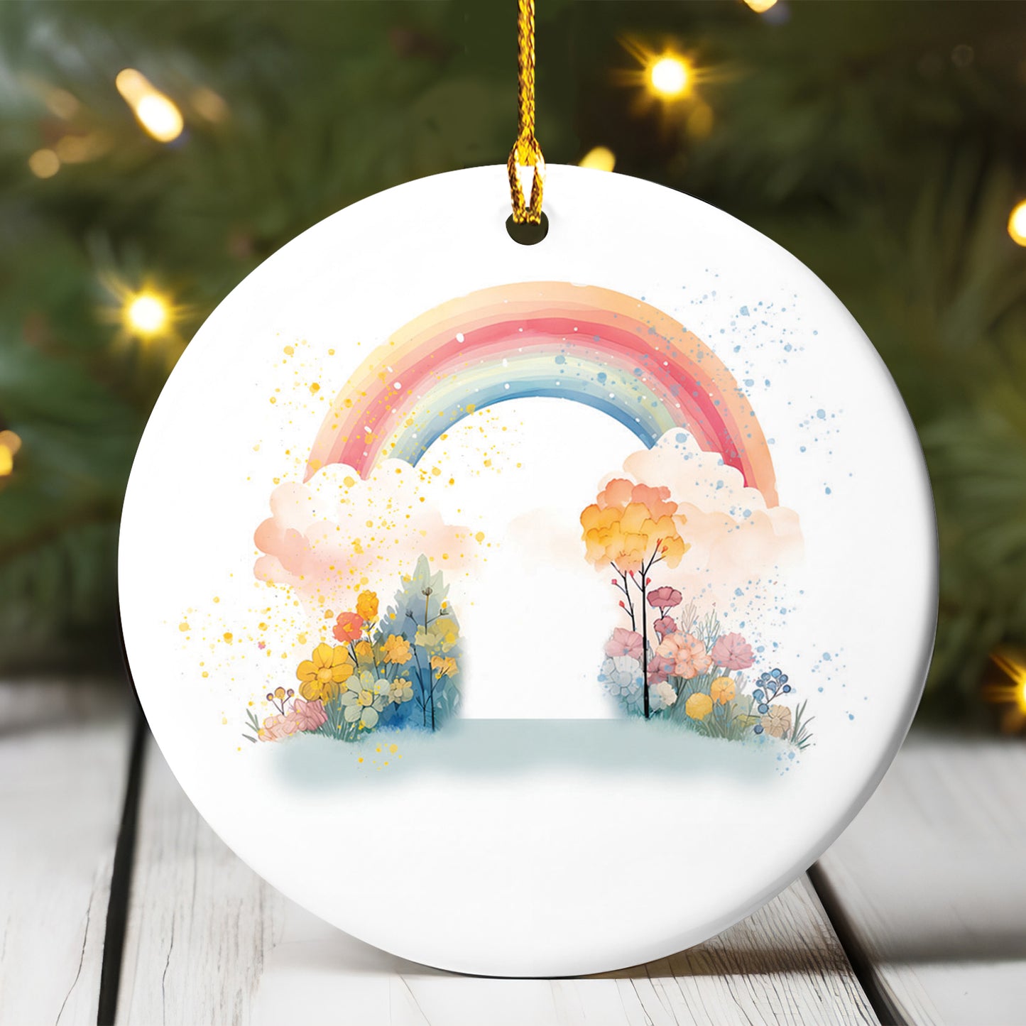 Petthouse | Personalized Pet Memorial Ornament, Rainbow Bridge Ornament, Dog Breeds Memorial Ornament