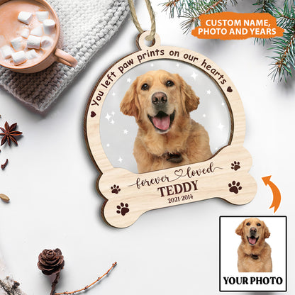 Petthouse | Personalized Dog Memorial Ornament, Dog Christmas Ornaments 2024, Memorial Pet Ornament, Dog Loss