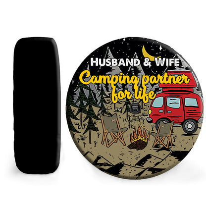 Petthouse | Customized Spare Tire Cover Camping Partner For Life Tire Protector Camping In The Forest