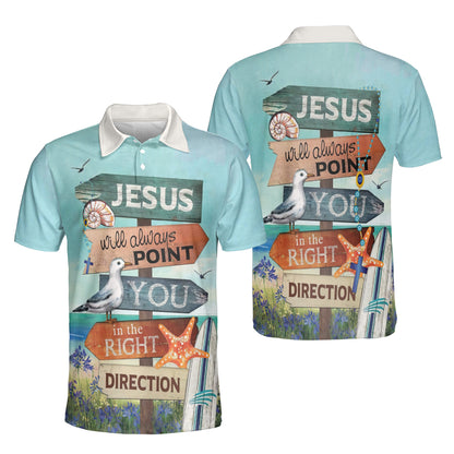 Petthouse | Jesus Nautical Theme Polo Jesus Christian Religious Polo Shirts Faith Gift Women Worship