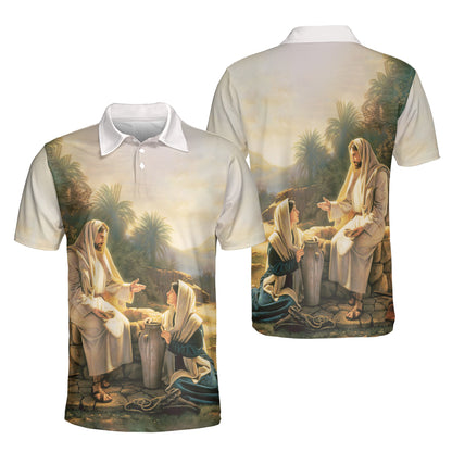 Petthouse | Jesus Blessings Art Tee Jesus Catholic Mens Polo Shirts Short Sleeve Jesus Lover Pastor Gift