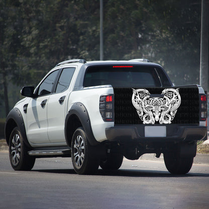 Petthouse | Celtic Deer Tattoo Tailgate Wrap Decal Deer Celtic Sticker Truck Decoration