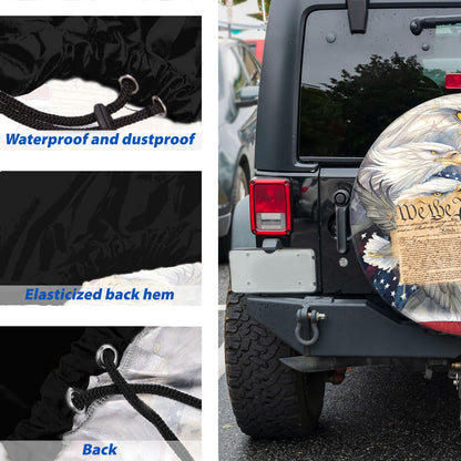 Petthouse | American Veteran Eagle Spare Tire Cover Memorial Day Veteran's Day Decor Truck Decoration