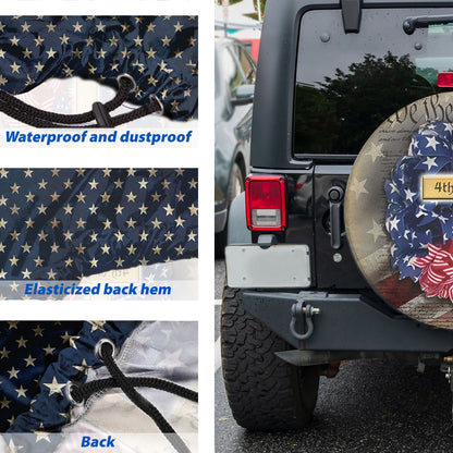 Petthouse | Christian Cross 4th Of July Spare Tire Cover Happy Independence Day American Lovers Gift