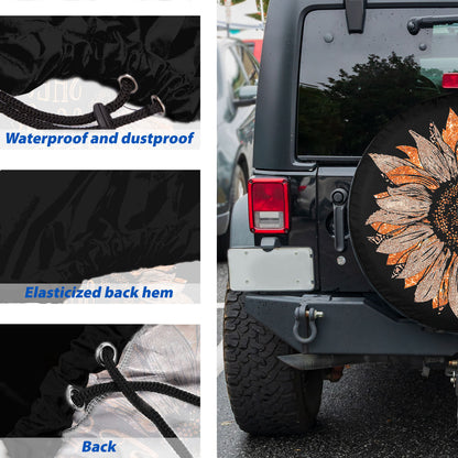 Petthouse | Sunflower Tire Protector She Believed She Could Spare Tire Cover New Car Gift Car Accessory