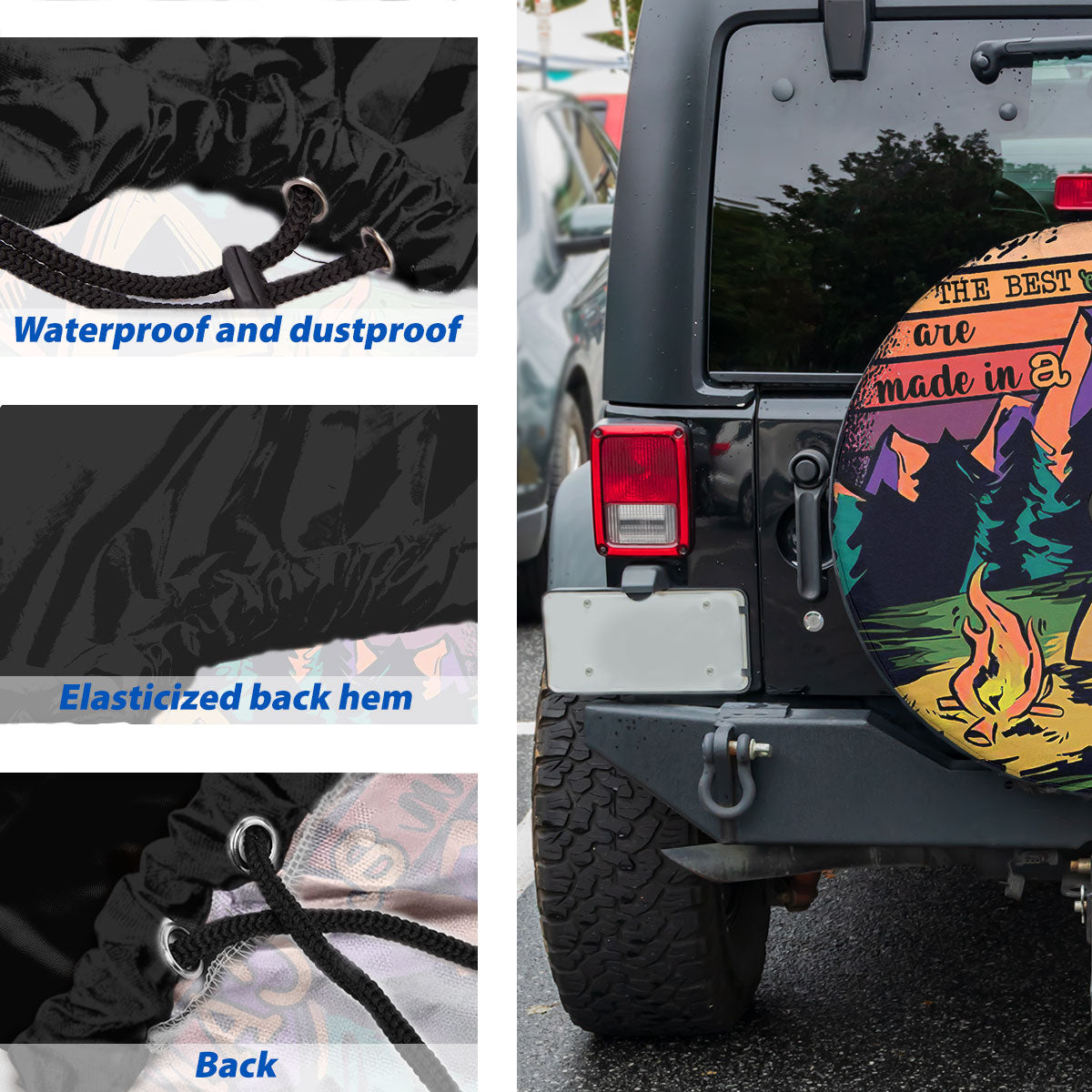 Petthouse | The Best Memories Are Made In A Camper Spare Tire Cover Camping Wheel Cover New Car