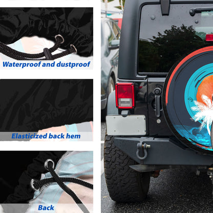 Petthouse | Surfing Summer Beach Spare Tire Cover Beach Landscape Truck Decoration Surfers Gift