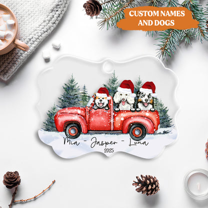 Petthouse | Personalized Pets Christmas Ornament, Dog Xmas Ornament, Xmas Ornament, Dog Pet Lover Gift