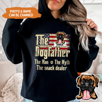 Petthouse | Personalized The Dog Father T Shirt, Dog Dad Shirt, Father's Day Gift, Dog Lovers