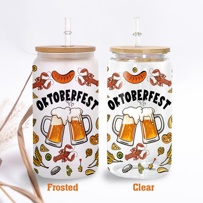 Petthouse | Oktoberfest Beer Festival Glass Can, Man Oktoberfest Beer Cup, Funny Oktoberfest Gift