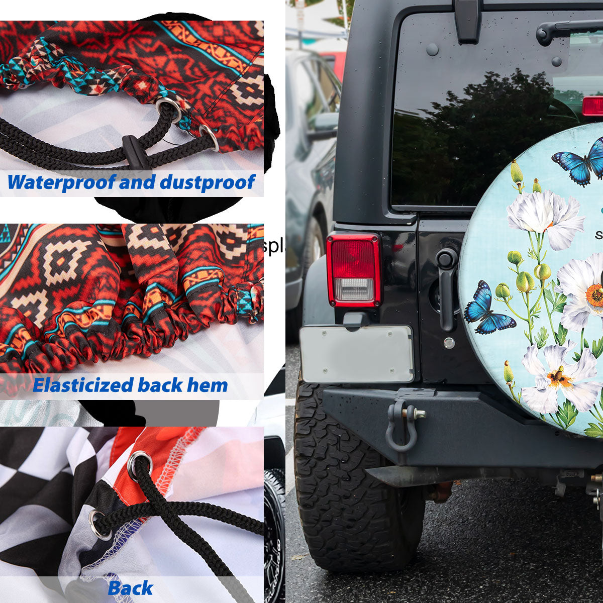 Petthouse | Butterfly Memorial Tire Storage Bag My Soul Knows You Are At Peace Remembrance Gifts Spare Tire Cover