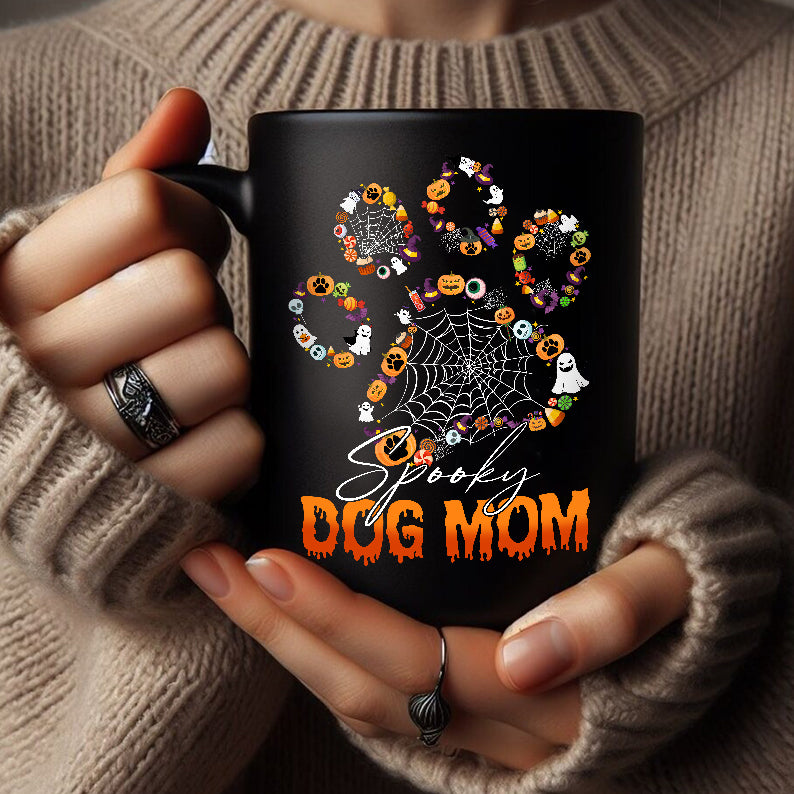 Petthouse | Dog Mom Halloween Shirt, Spooky Dog Mom Halloween, Mom Ghost Halloween, Gift Halloween