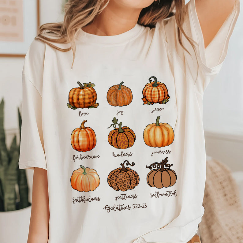 Petthouse | Fall Pumpkin Jesus Bible Shirt, Buffalo Plaid Leopard Pumpkin Halloween, Bible Verse Christian