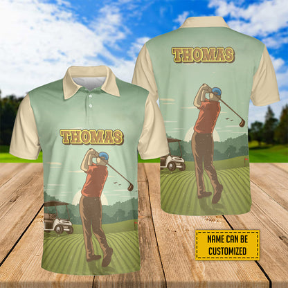 Petthouse | Customized Retro Golfer Polo Shirt Life Is Better With Golfing Sports Men Polo Daddy's Gift