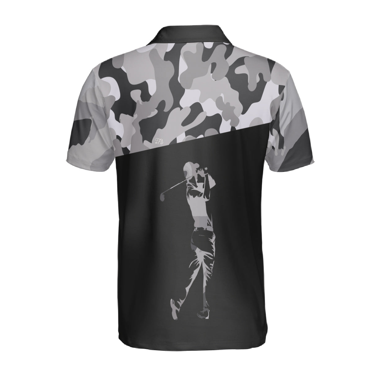 Petthouse | Golf Man Camouflage Pattern Polo Shirt Golf Player Polo Short Sleeve Gift For Sport's Lovers Gift Fathers