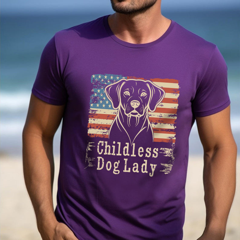 Petthouse | Childless Dog Lady Shirt, 2024 Dog Lady Shirt, Dog Lady Shirt, Childless Cat Lady