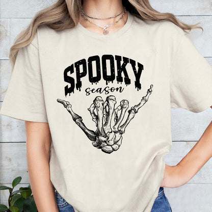 Petthouse | Vintage Spooky Season Shirt, Skeleton Hand Halloween Retro Fall Shirt,  Halloween Shirt