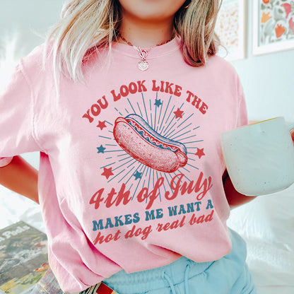 Petthouse | You Look Like The 4th Of July Shirt, America Retro Tshirt, Independence Day 1776