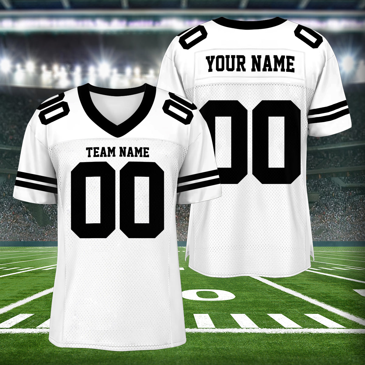 Petthouse | Personalized Football Jersey, Customized Football Jersey Shirt, Custom Team Name Number Shirt, Matching Football Team Jersey