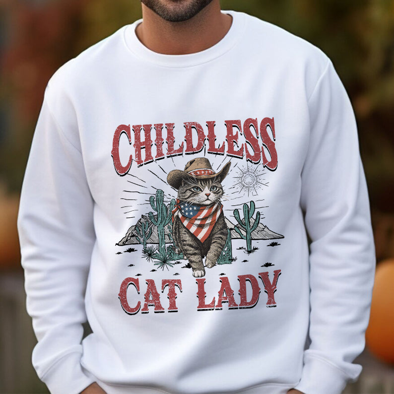 Petthouse | Childless Cat Lady Shirt, Childless Cat Ladies Shirt, Blue 2024 Tshirt, Cat Lady Shirt