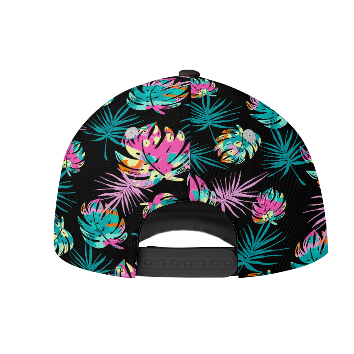 Petthouse | Color Tropical Pattern Classic Cap Summer Vacation Travel Hats Leaves Plants Gift For Friends Gift Family