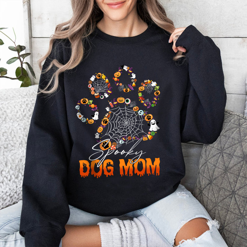 Petthouse | Dog Mom Halloween Shirt, Spooky Dog Mom Halloween, Mom Ghost Halloween, Gift Halloween