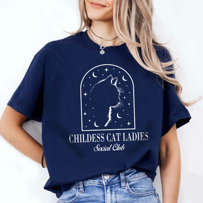 Petthouse | Childless Cat Lady Shirt, Childless Cat Ladies Social Club Shirt, Girl Power 2024