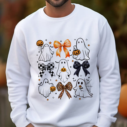 Petthouse | Coquette Halloween Shirt, Cute Ghost Pumpkin Shirt, Spooky Season Social Club Shirt